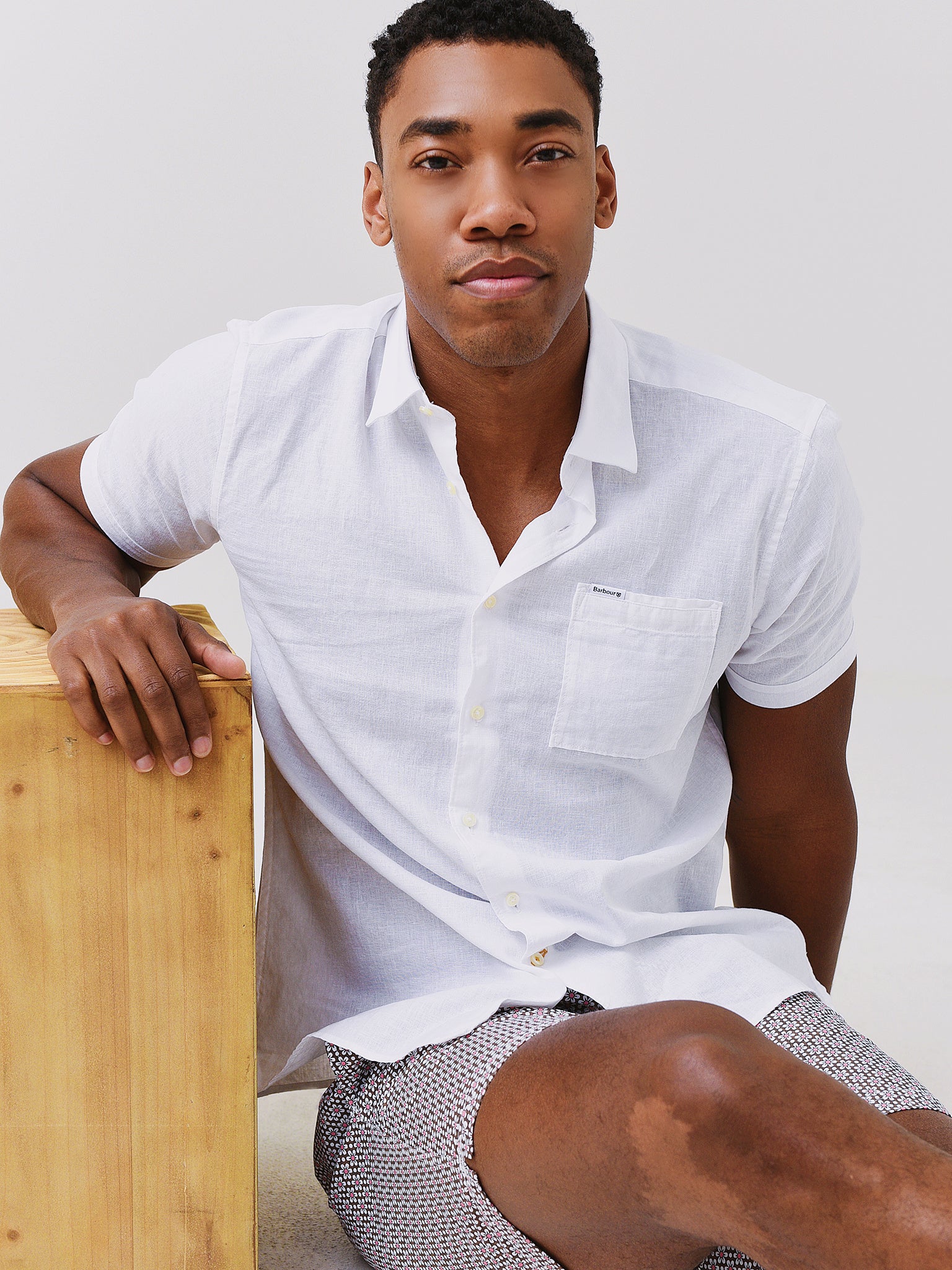 Barbour Men's Nelson Summer Shirt - Saint Bernard