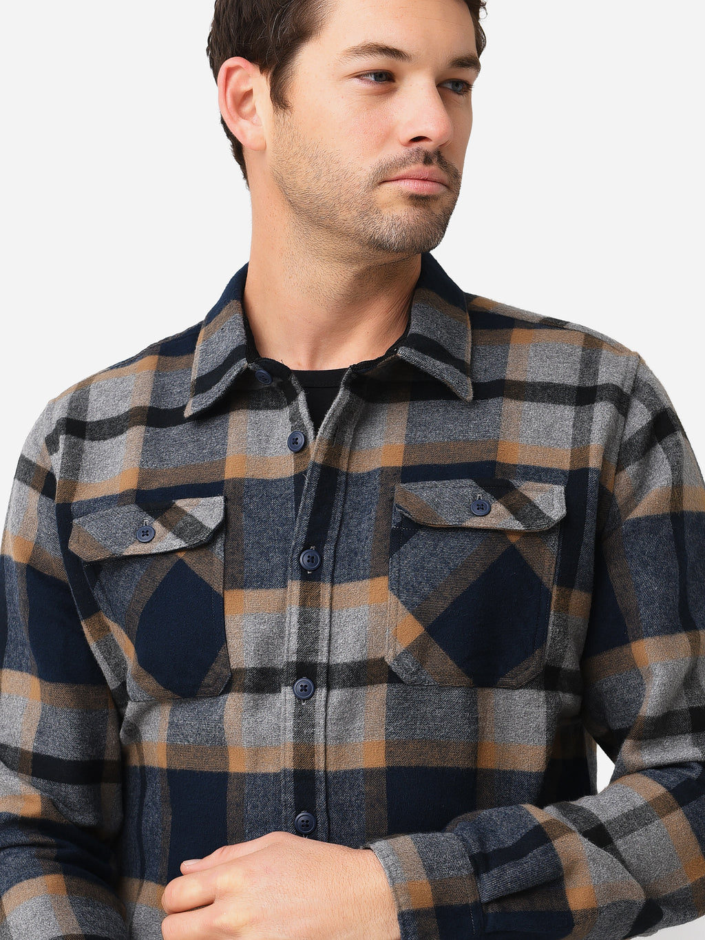 Barbour Men's Rhobell Tailored Button-Down Shirt - Saint Bernard