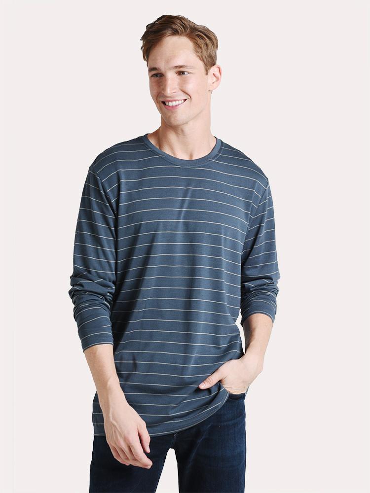 Free Fly Men's Bamboo Shoreline Long Sleeve Tee - Saint Bernard