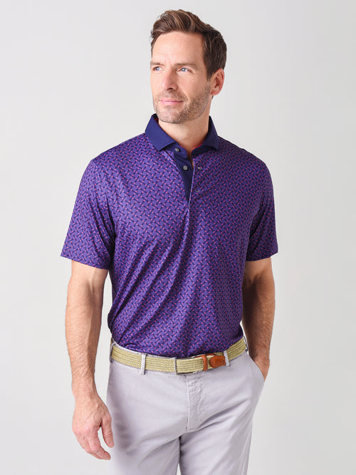 Greyson Men's Rainbow Trout Polo