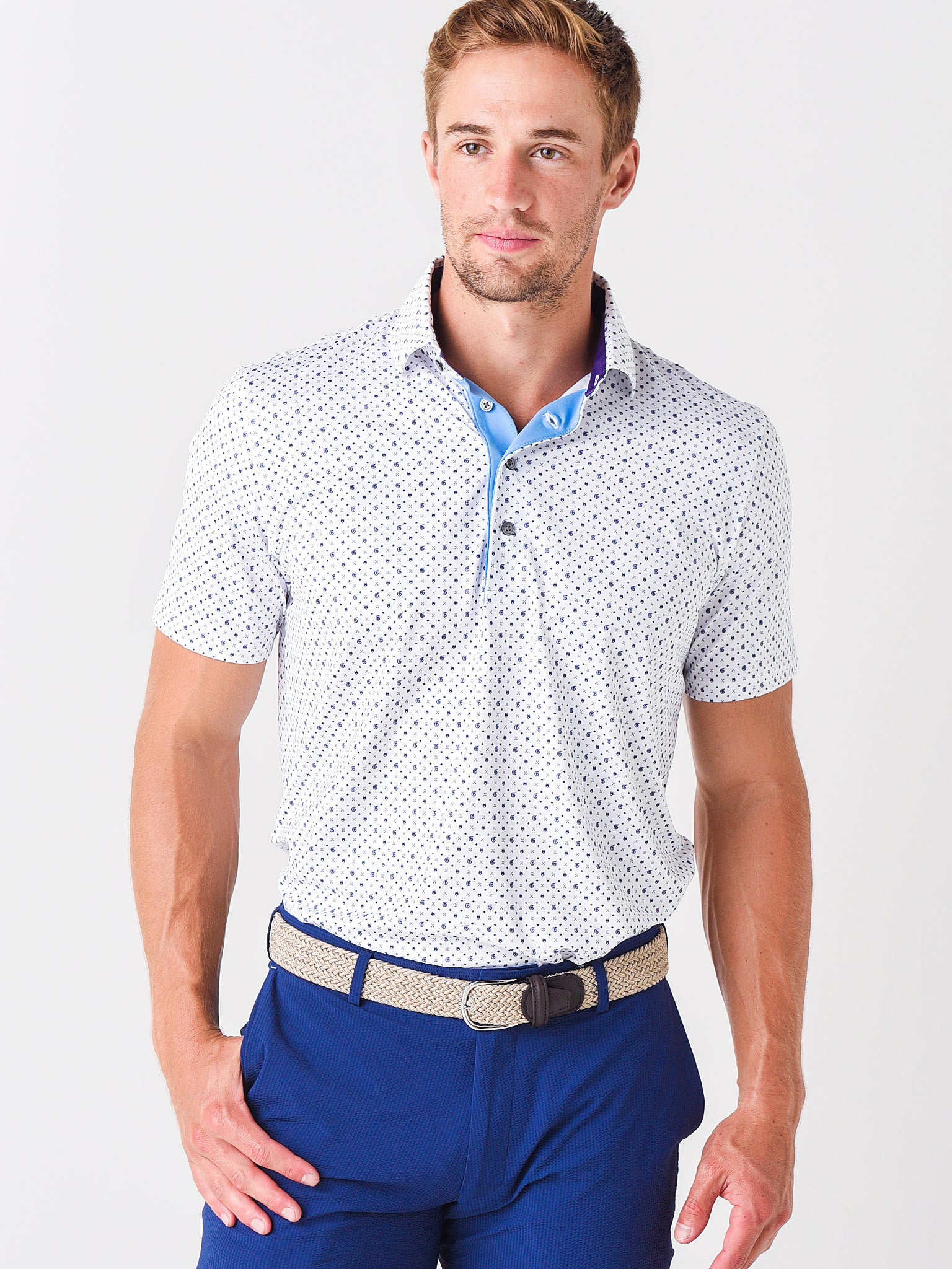 Greyson Men's Baby GOAT Polo - Saint Bernard