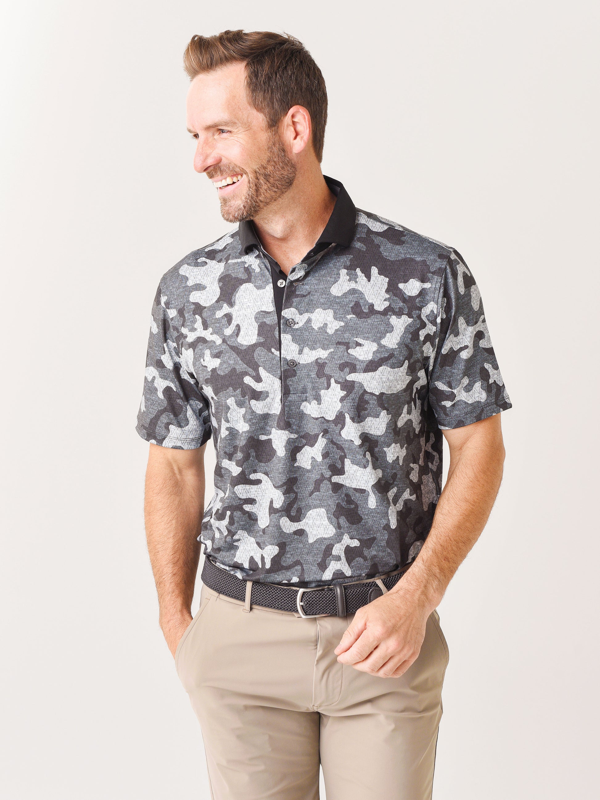 Greyson Men's Camo G Thing Polo - Saint Bernard