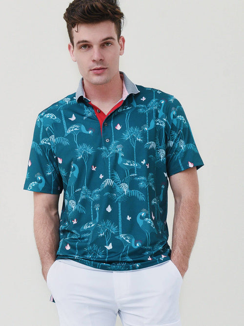 Greyson Men's Heron Dance Polo