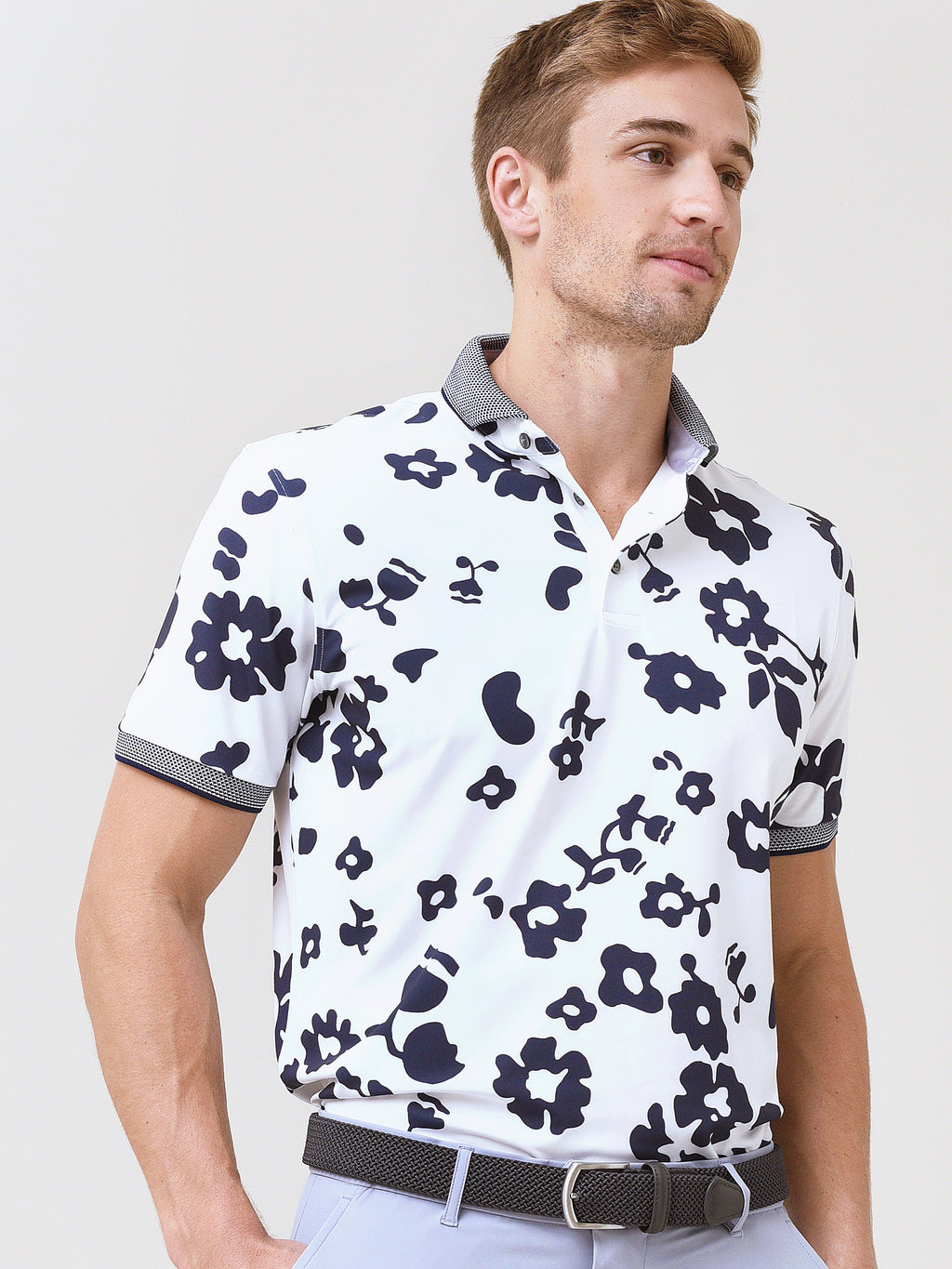 Greyson Men's Fiori Polo - Saint Bernard
