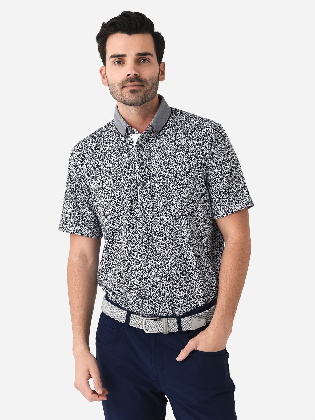 Greyson Men's Coral Dreams Polo - Saint Bernard