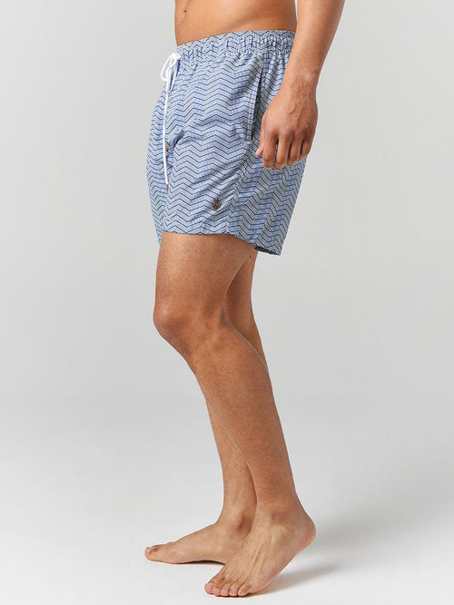 Retromarine Men’s Groovy Lines Swim Trunk