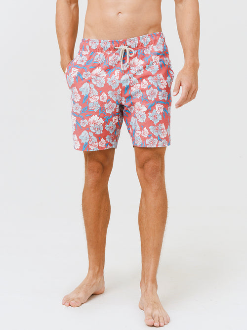 Faherty Brand Men's Beacon 7" Swim Trunk