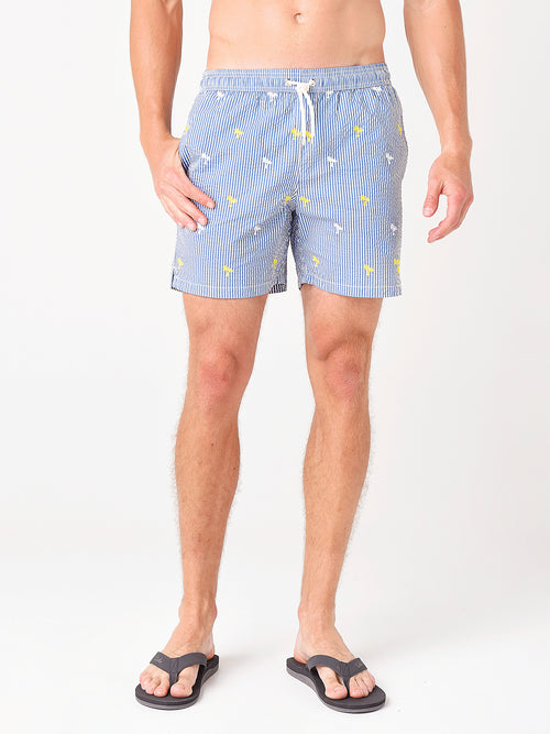 Barbour Men's Palm Stripe Swim Short