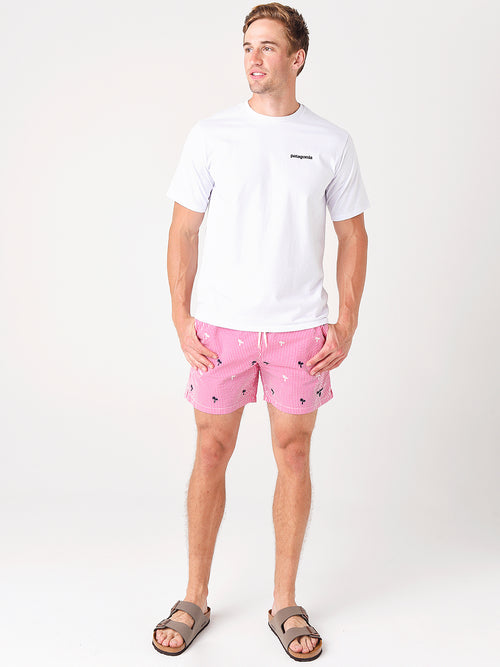 Barbour Men's Palm Stripe Swim Short