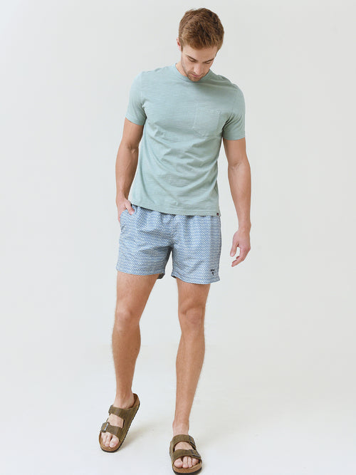 Barbour Men's Diamond Geo Swim Trunk