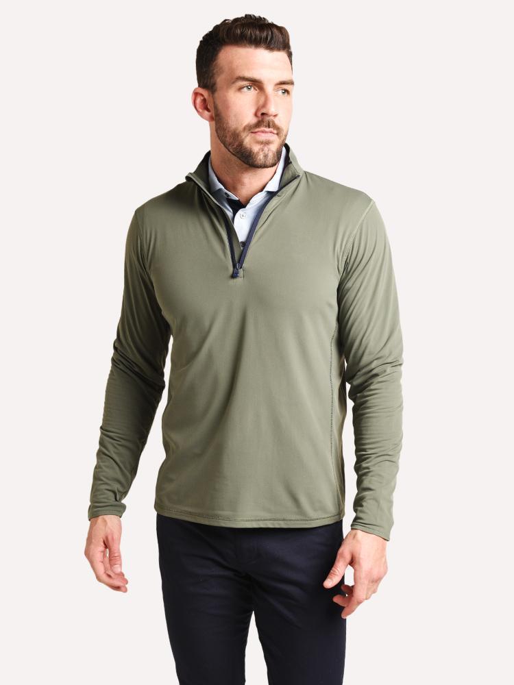 Greyson Men's Tate 1/4 Zip - Saint Bernard