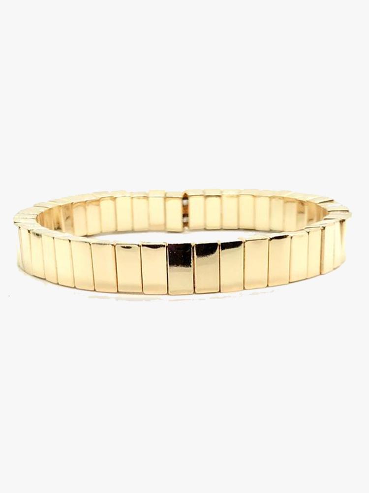 Accessory Concierge Metallic Tile Small Bracelet - Saint Bernard