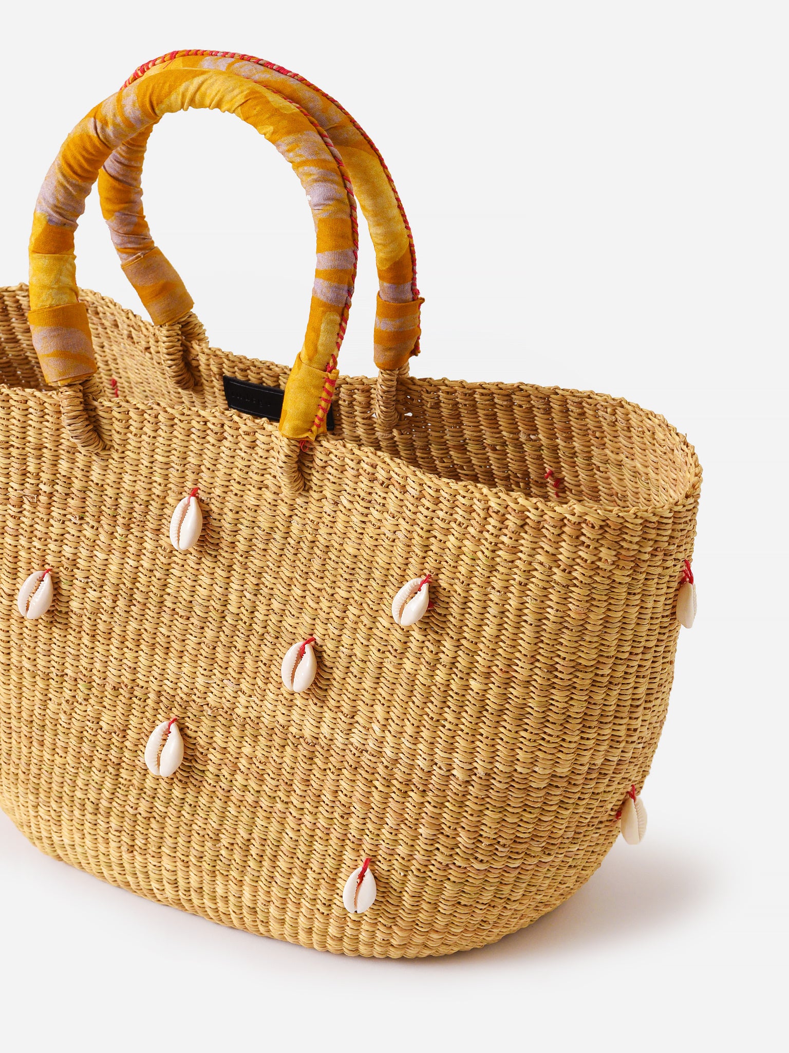 Cowrie Bolga Tote - Thumbnail 5
