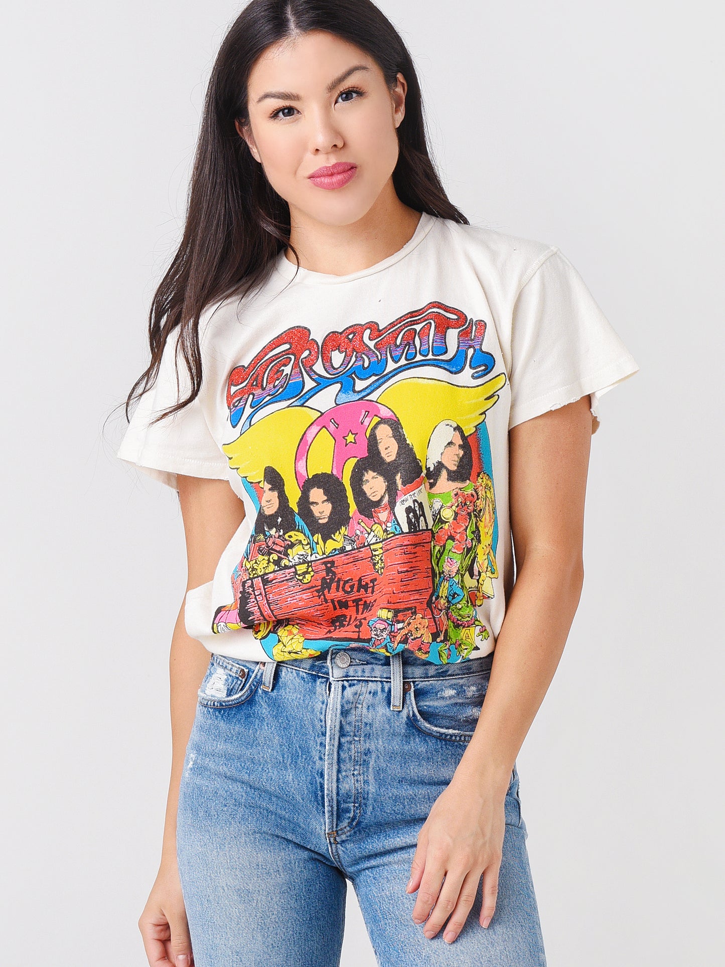 Madeworn Women's Aerosmith Tee - Saint Bernard