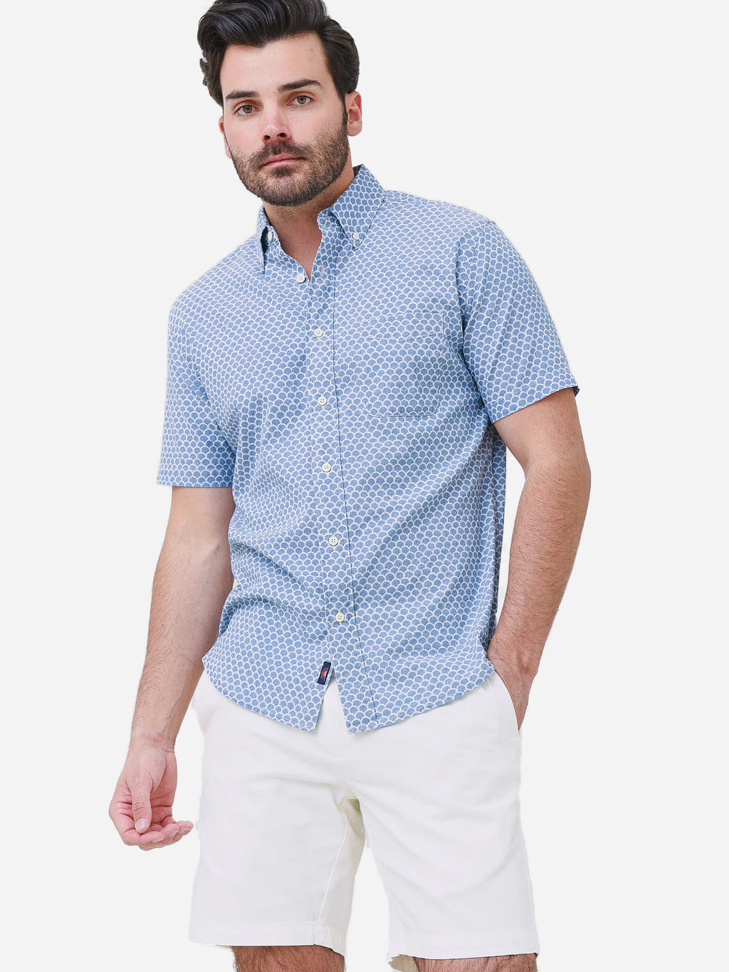 Faherty Brand Men's Stretch Playa Shirt - Saint Bernard