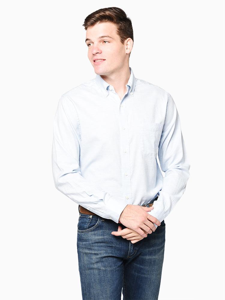 Faherty Brand Men’s Stretch Oxford Shirt - Saint Bernard