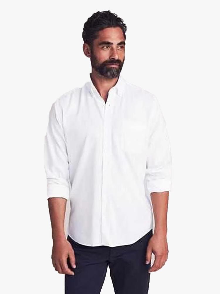 Faherty Brand Men’s Stretch Oxford Shirt - Saint Bernard
