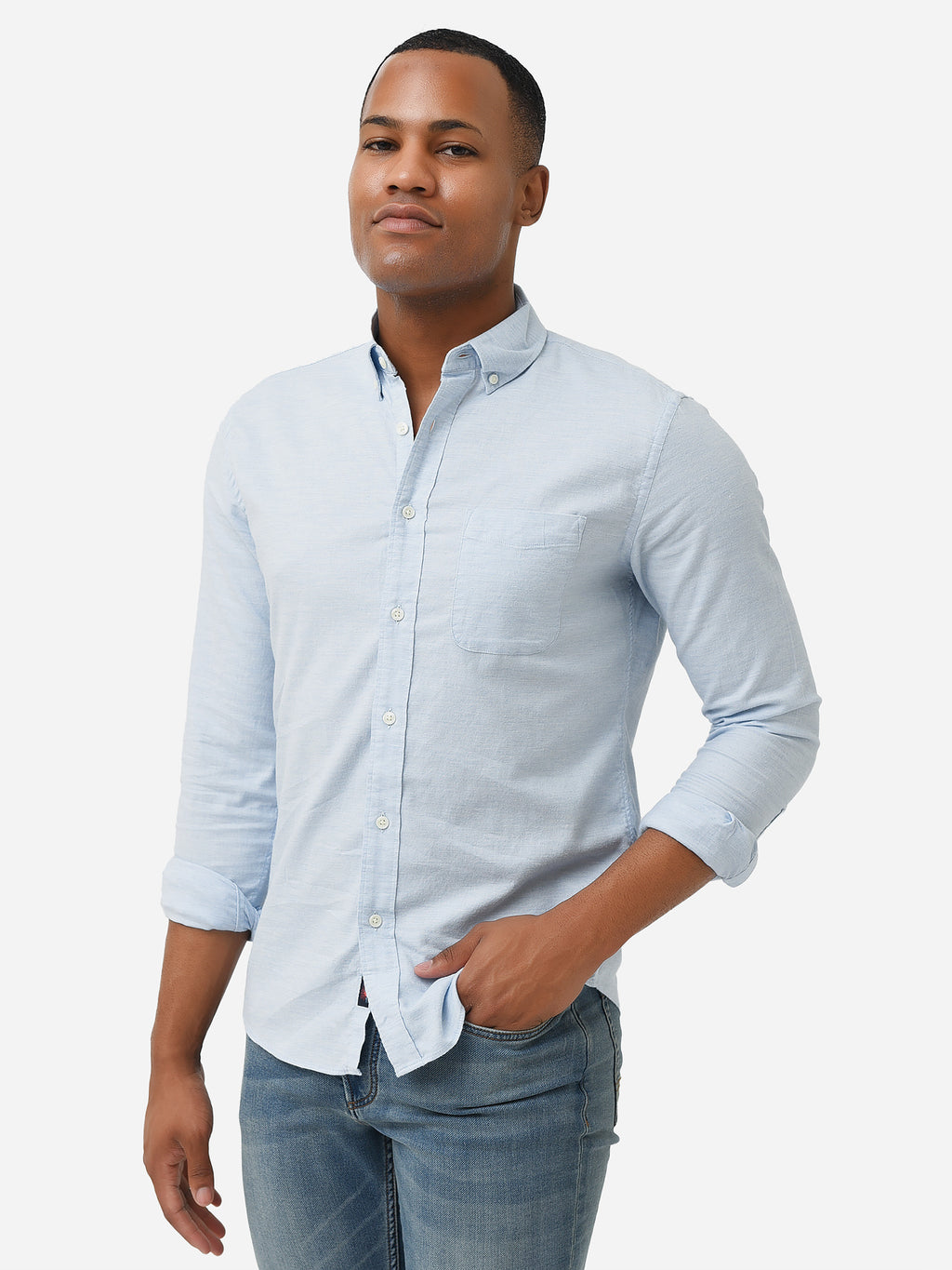 Faherty Brand Men's Stretch Oxford 2.0 Shirt - Saint Bernard