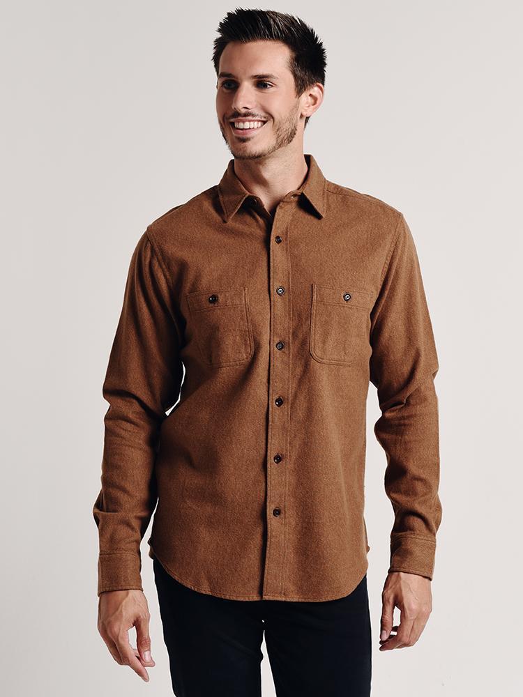 Faherty Brand Seasons Shirt - Saint Bernard