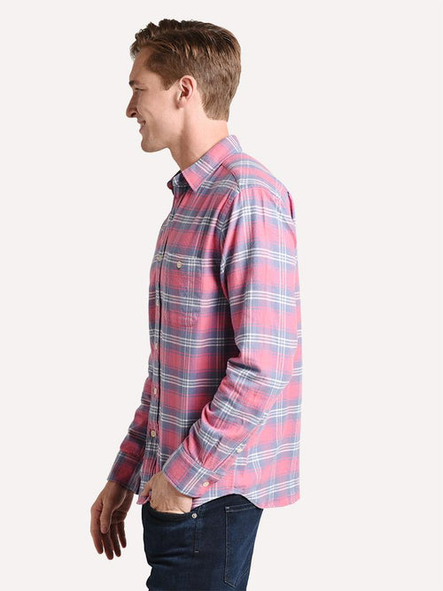 Faherty Brand Men's Stretch Seaview Flannel Shirt