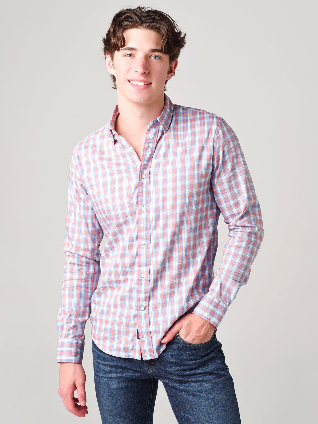 Faherty Brand Men's Movement Shirt - Saint Bernard