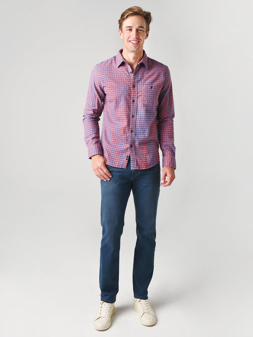 Faherty Brand Men's Stretch Seaview Flannel Shirt