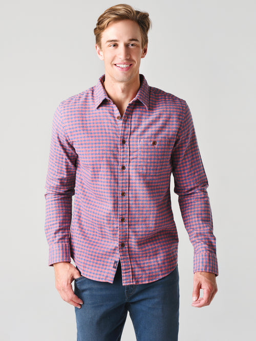 Faherty Brand Men's Stretch Seaview Flannel Shirt