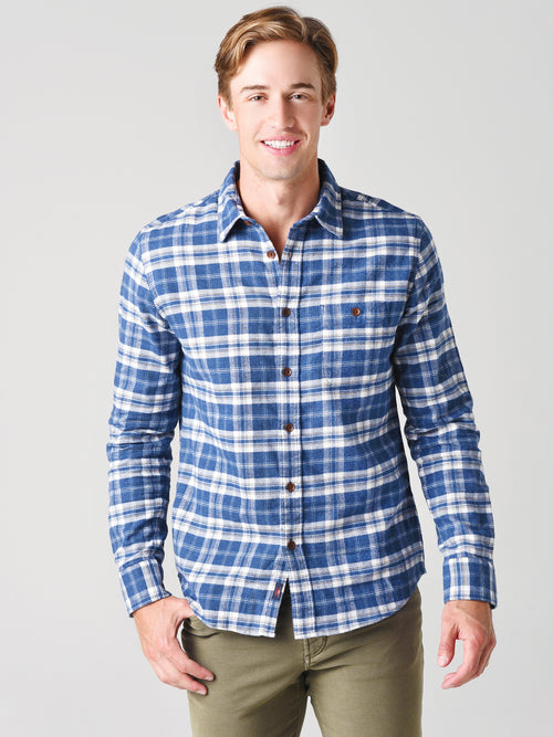 Faherty Brand Men's Stretch Seaview Flannel Shirt