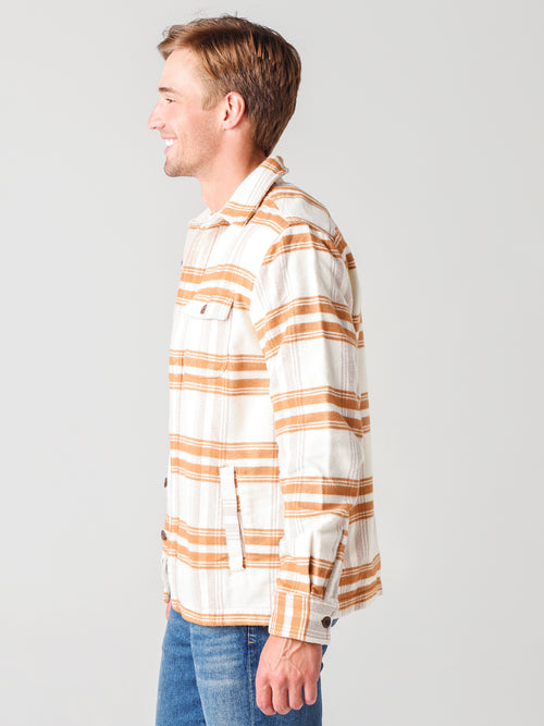 Faherty Brand Men's Yukon Brushed Workshirt