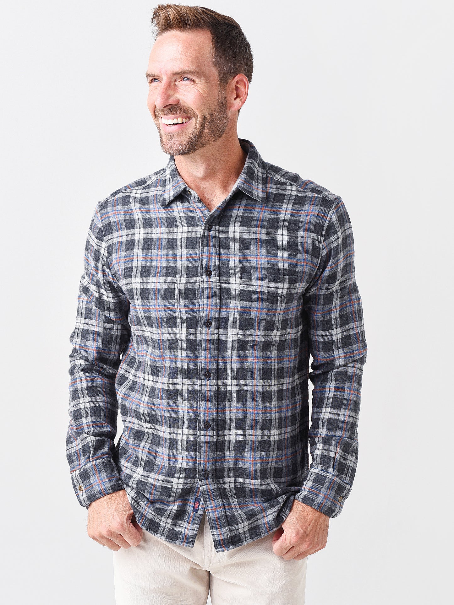 Faherty Brand Men's Reversible Shirt - Saint Bernard