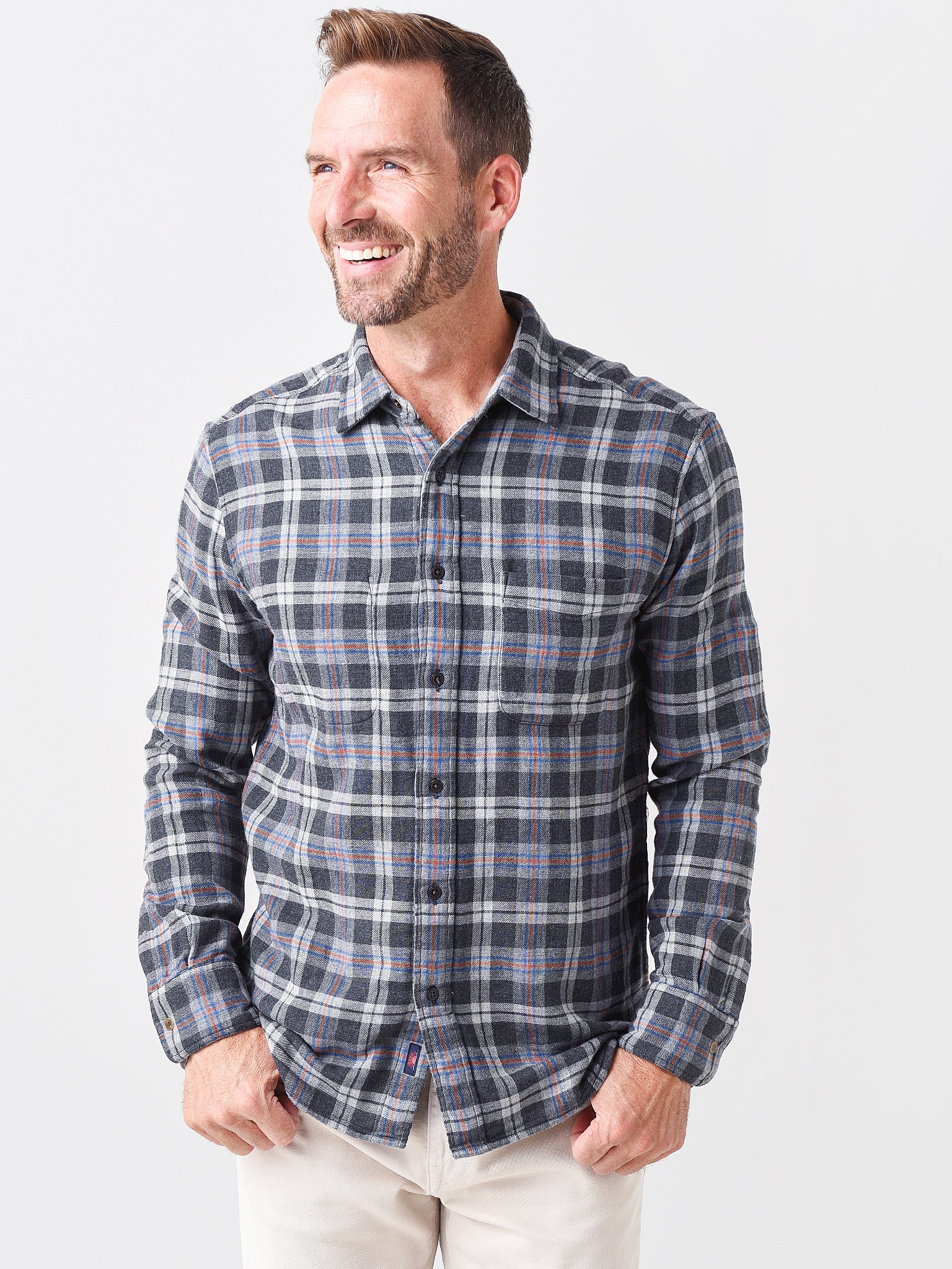 Faherty Brand Men's Reversible Shirt - Saint Bernard