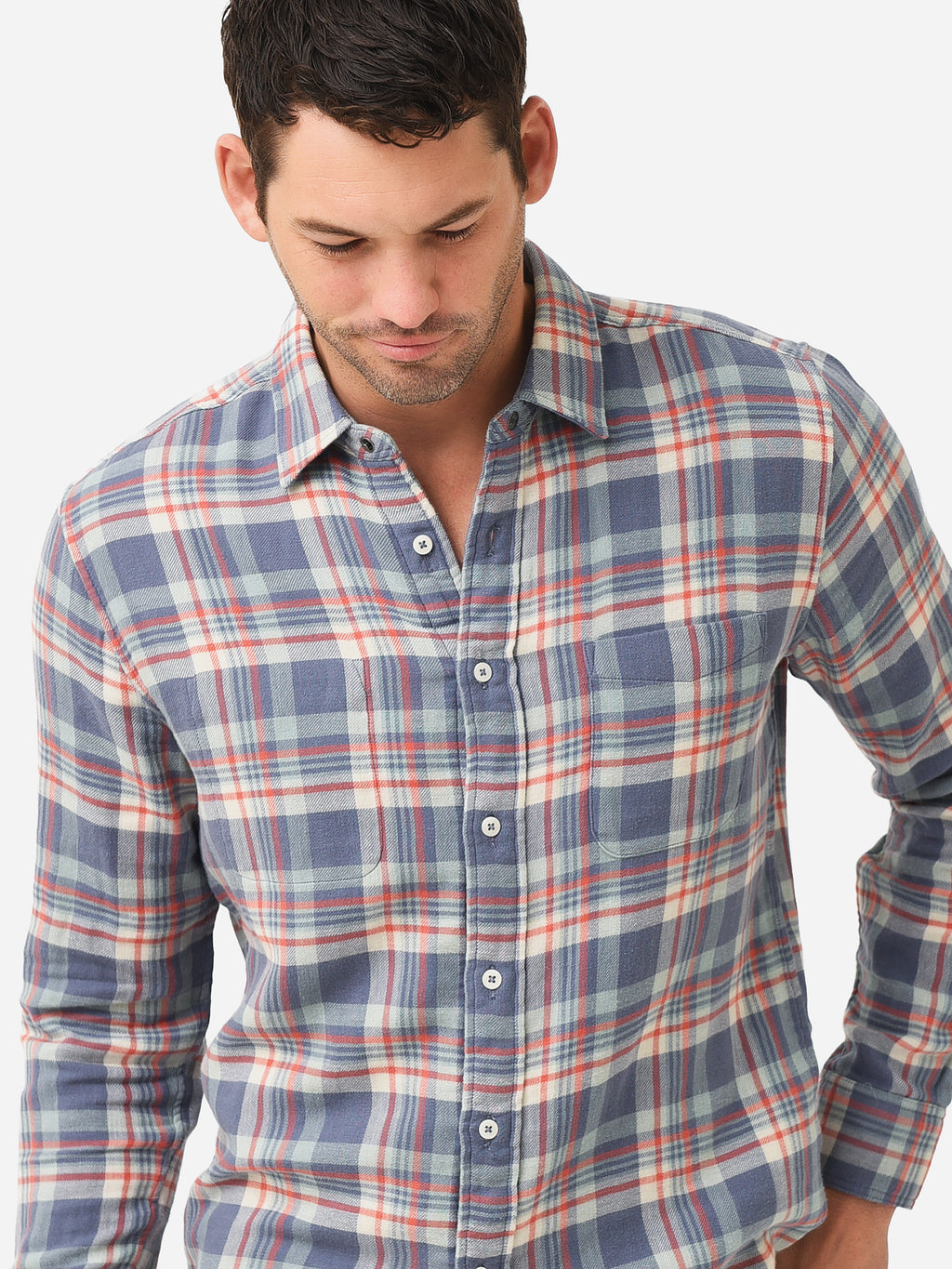 Faherty Brand Men's The Reversible Shirt - Saint Bernard