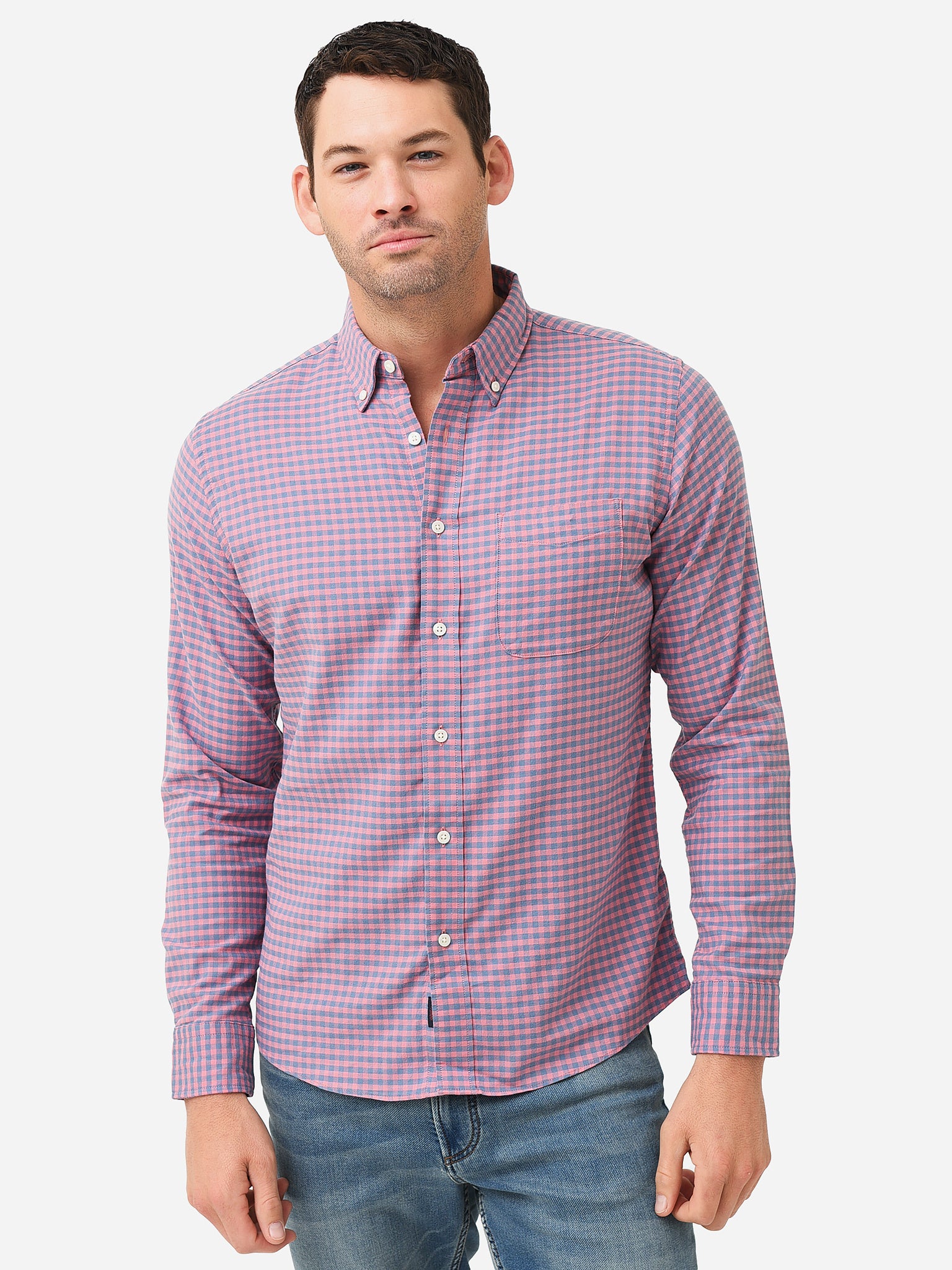 Faherty Brand Men's Stretch Oxford 2.0 Shirt - Saint Bernard