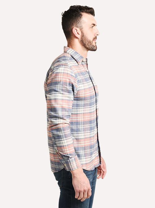 Faherty Brand Men's Stretch Seaview Flannel Shirt