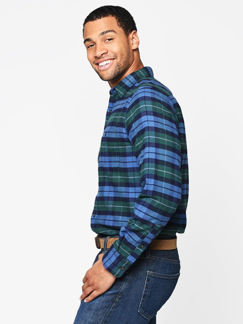 Faherty Brand Men’s Stretch Seaview Flannel Button Down Shirt