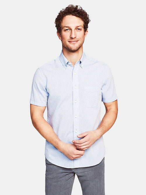 Faherty Brand Men's Short-Sleeve Weaver Shirt