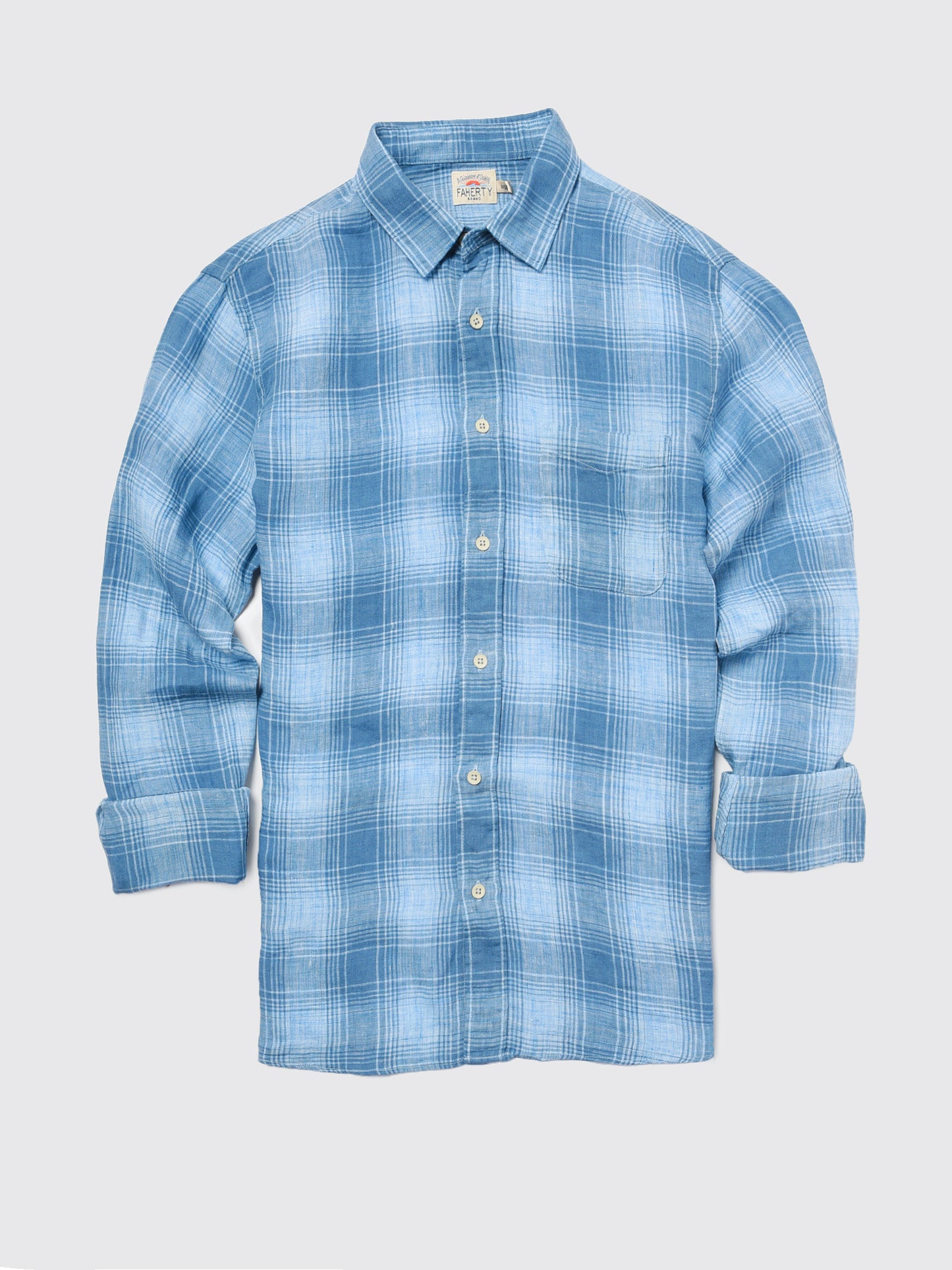 Faherty Brand Linen Laguna Shirt - Saint Bernard