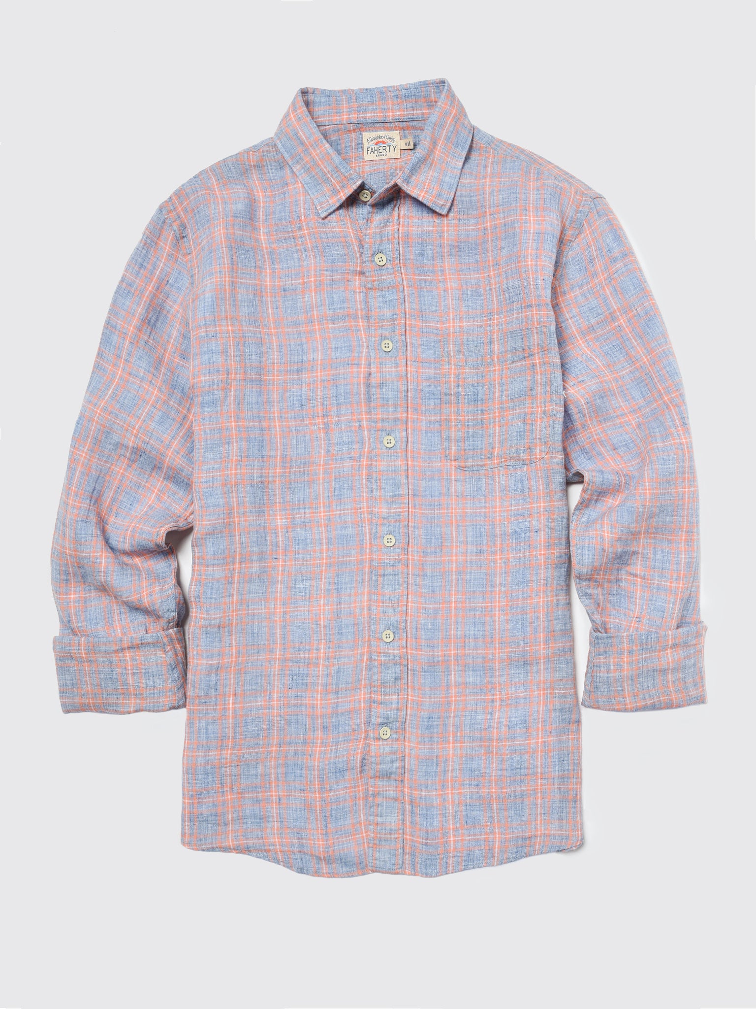 Faherty Brand Linen Laguna Shirt - Saint Bernard