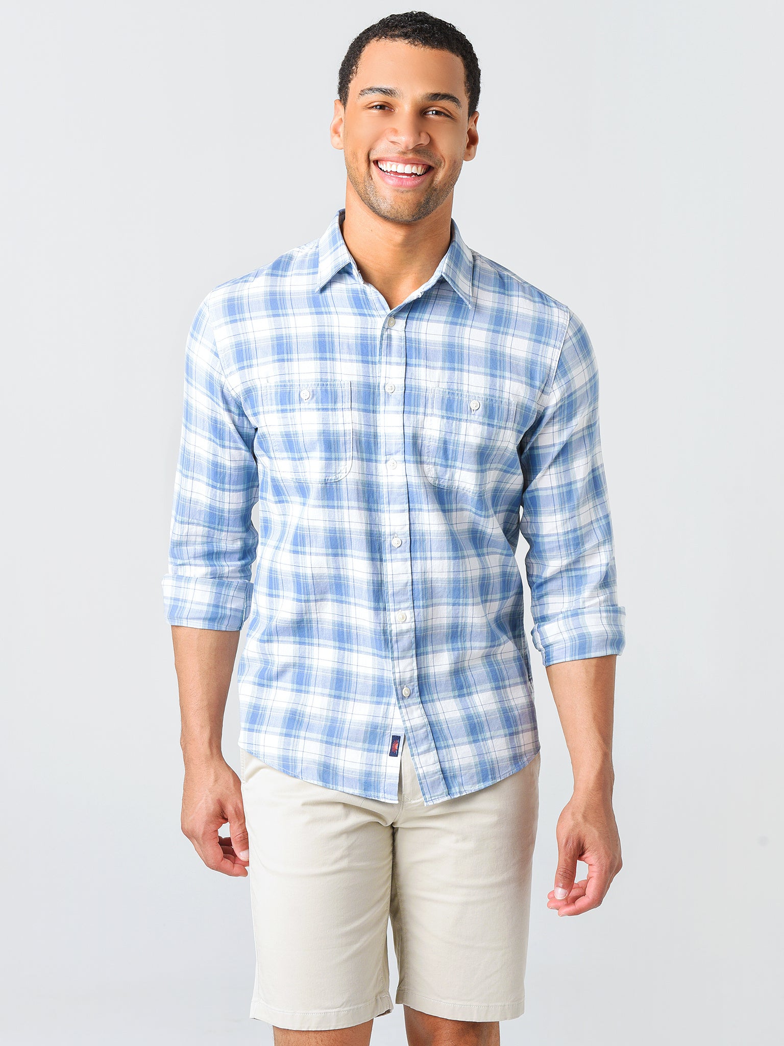 Faherty Brand Men's Beach Twill Button-Down Shirt - Saint Bernard