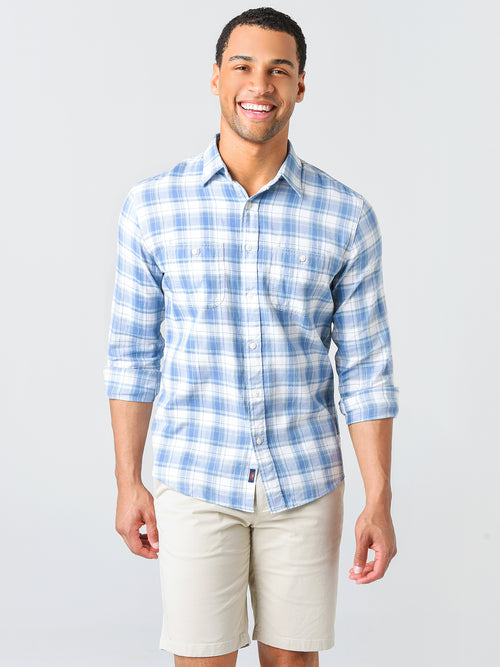 Faherty Brand Men's Beach Twill Button-Down Shirt