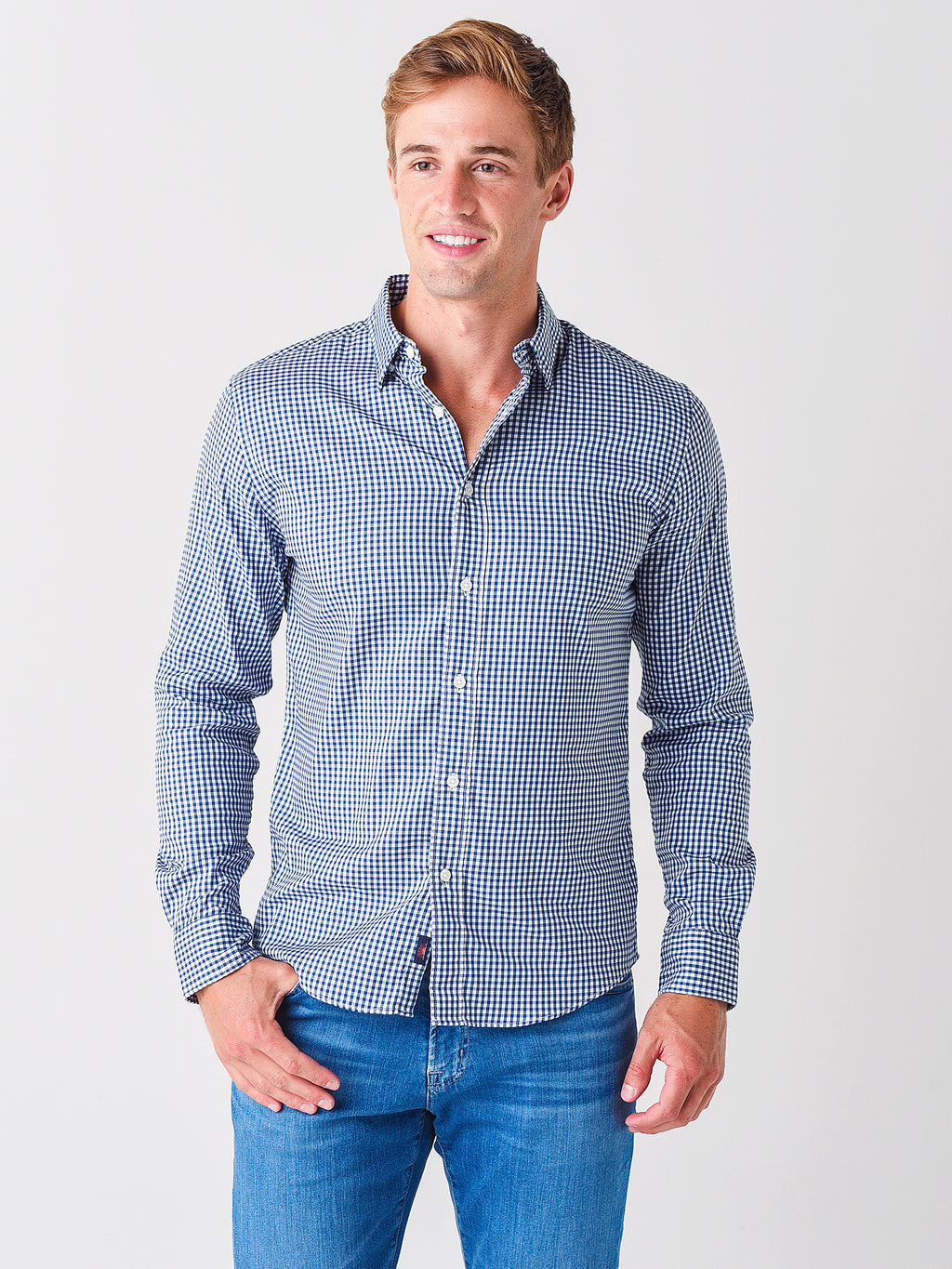 Faherty Brand Men's The Movement Shirt - Saint Bernard