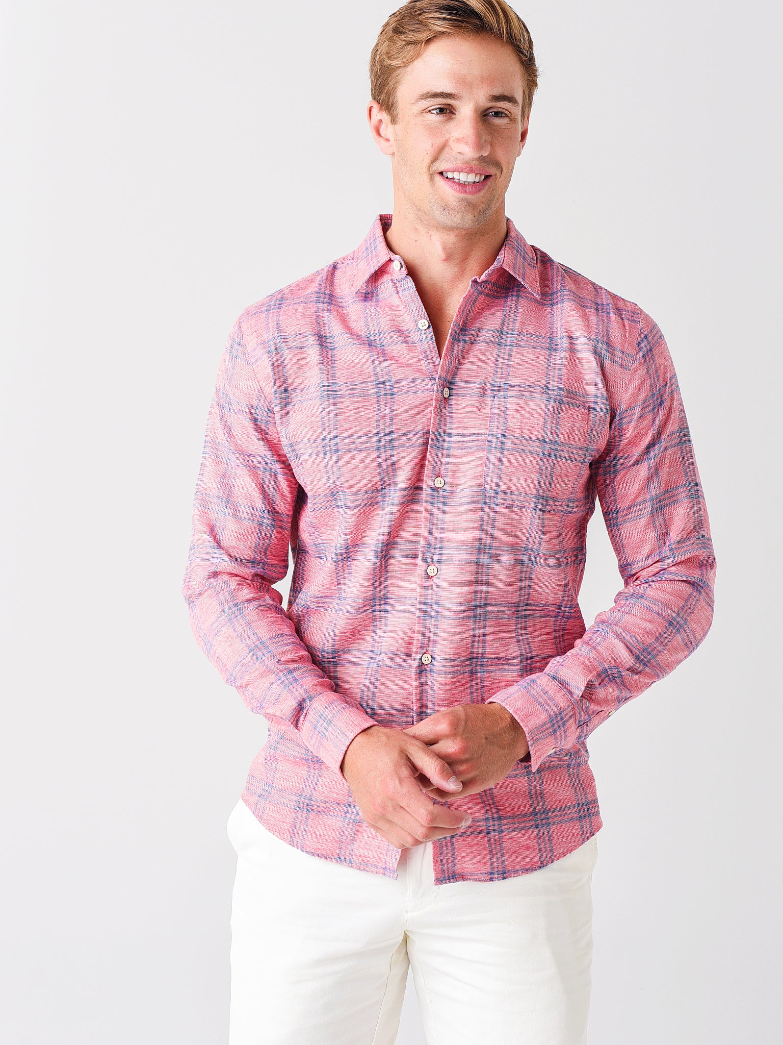 Faherty Brand Men's The Breeze Shirt - Saint Bernard