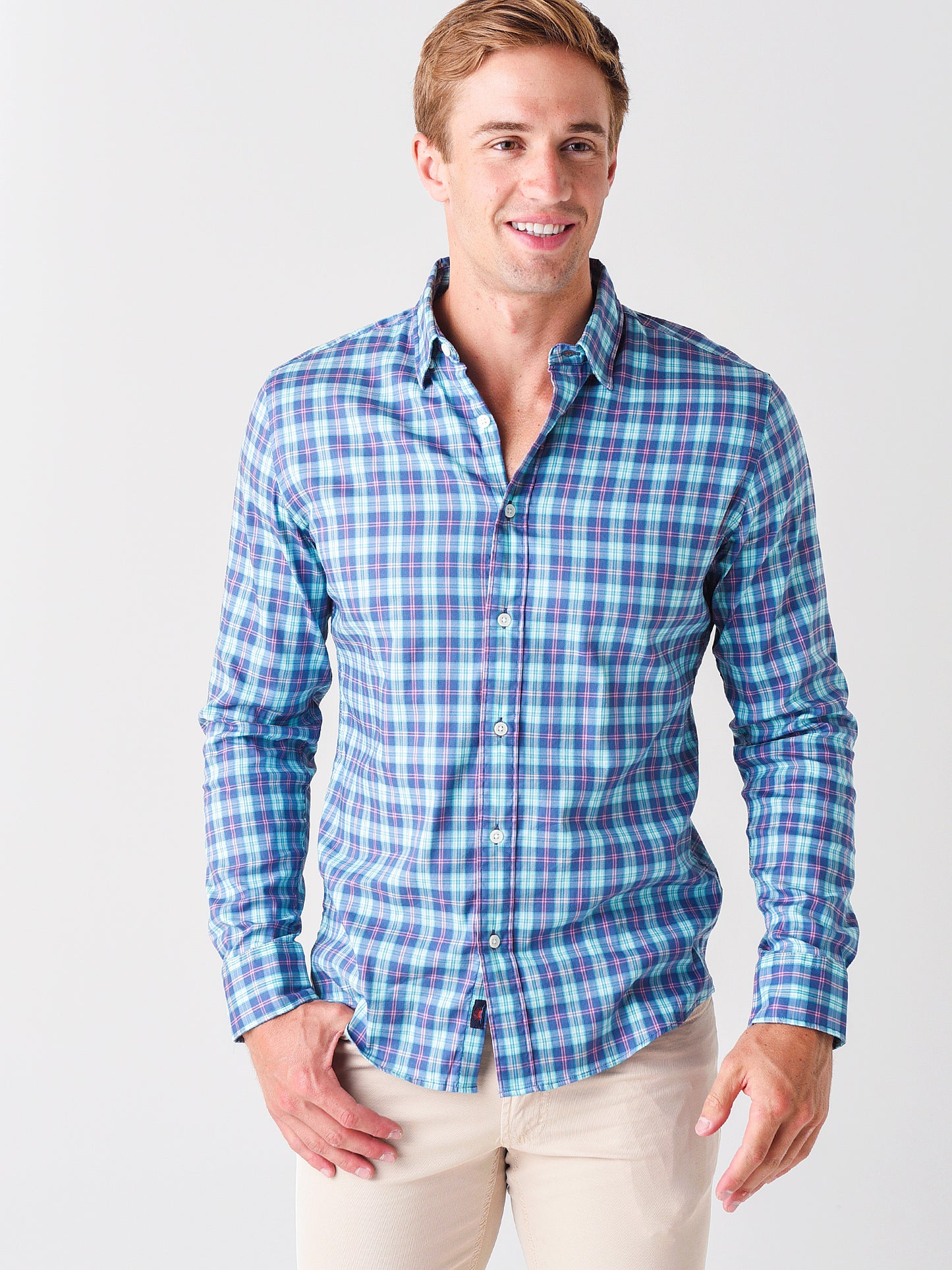 Faherty Brand Men's The Movement Shirt - Saint Bernard