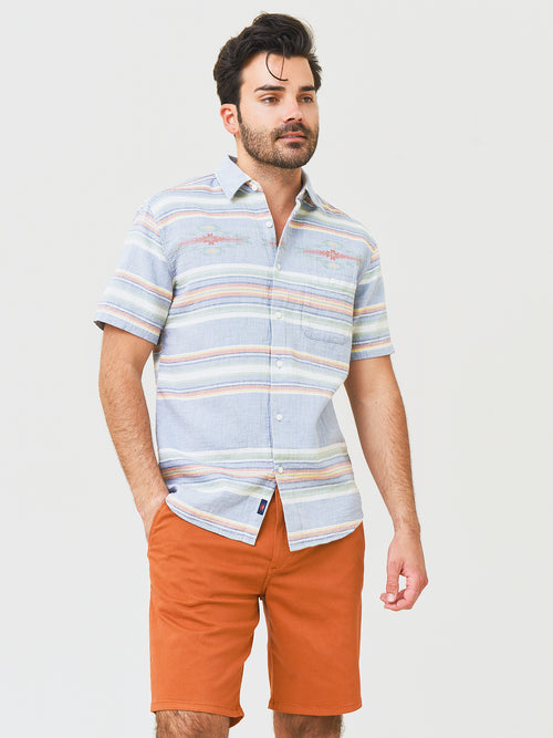 Faherty Brand Men's Doug Good Feather Shirt