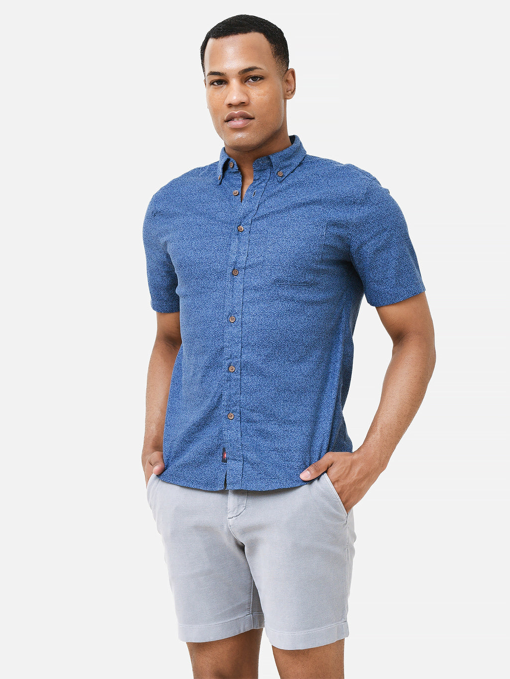 Faherty Brand Men's Breeze Shirt - Saint Bernard