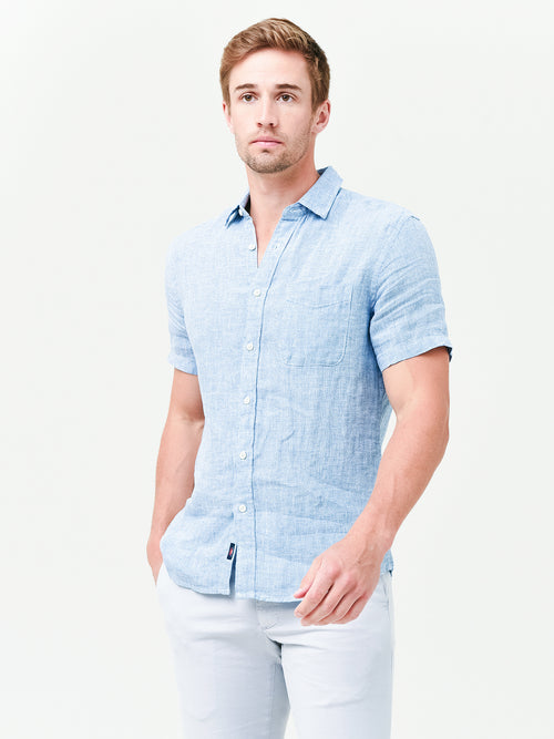 Faherty Brand Men's Linen Laguna Shirt