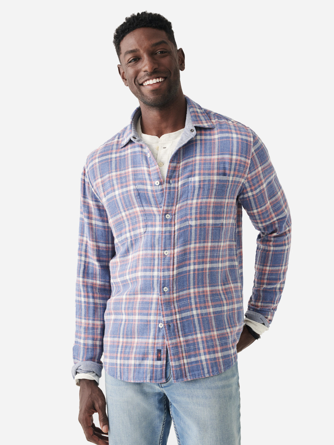 Faherty Brand Men's The Reversible Shirt - Saint Bernard