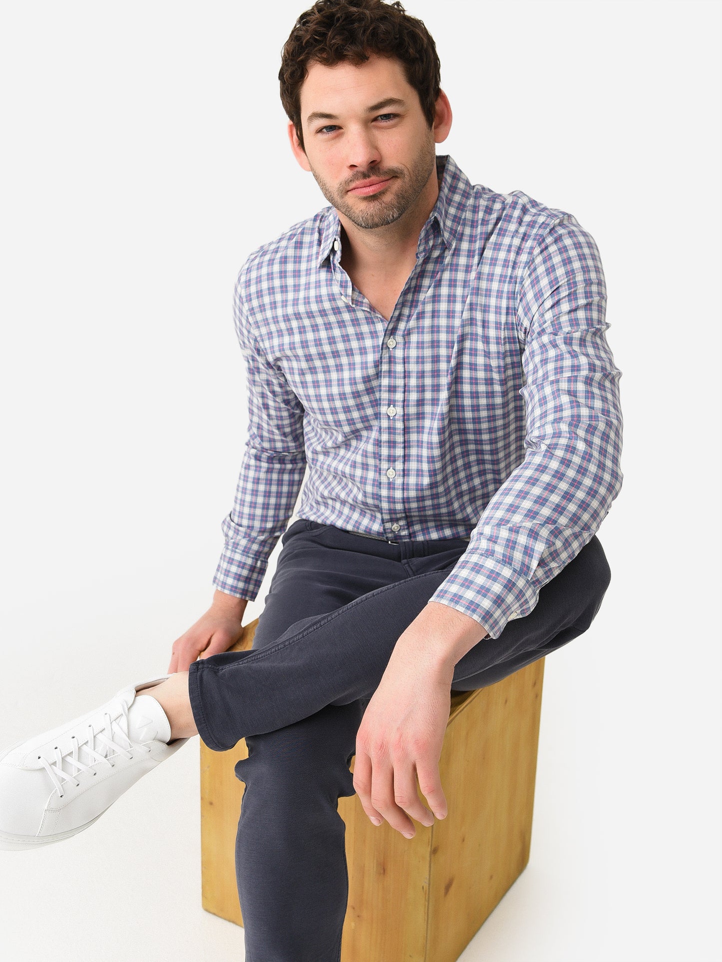 Faherty Brand Men's The Movement Shirt - Saint Bernard