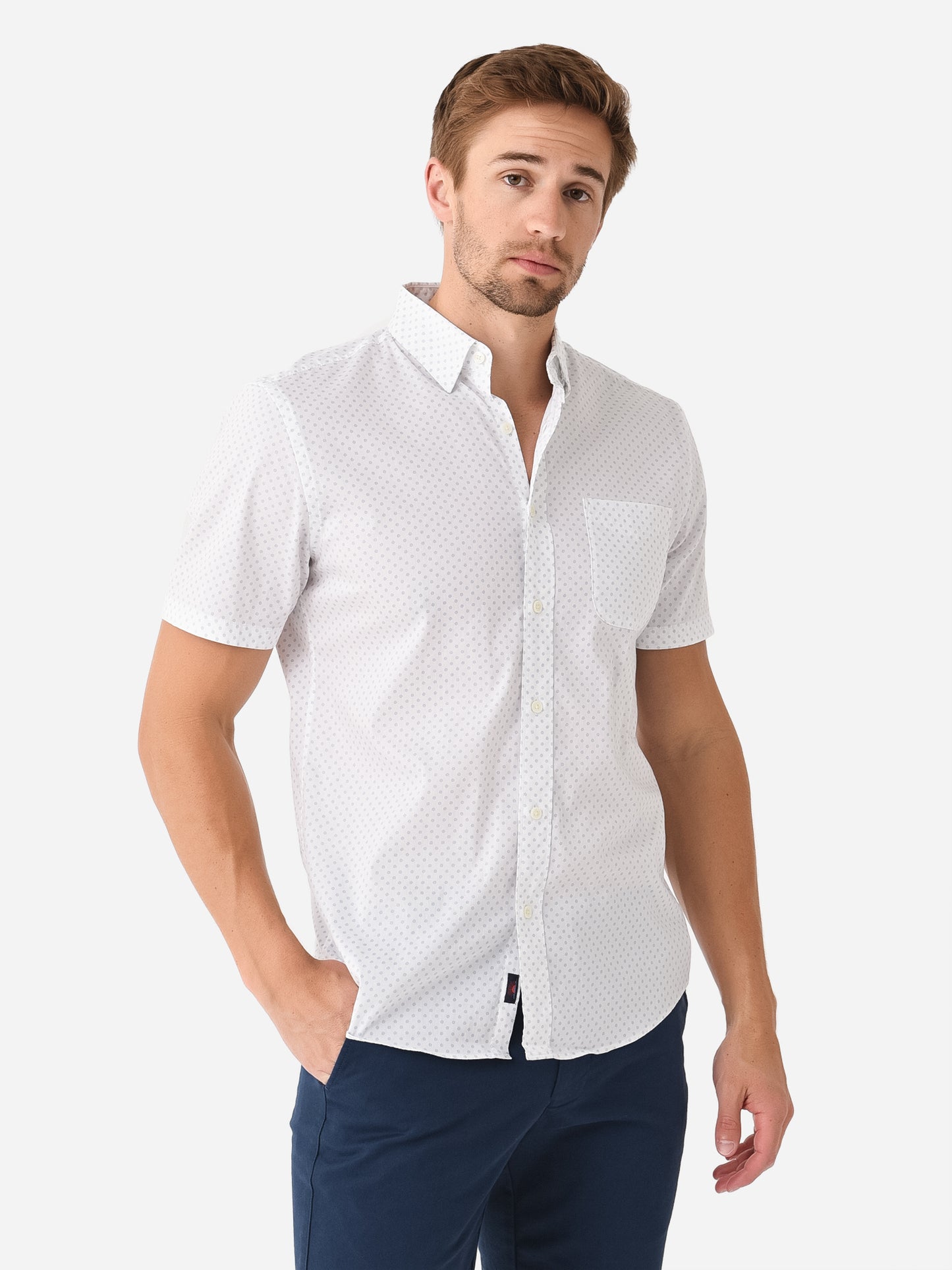 Faherty Brand Men's Short Sleeve Movement Shirt