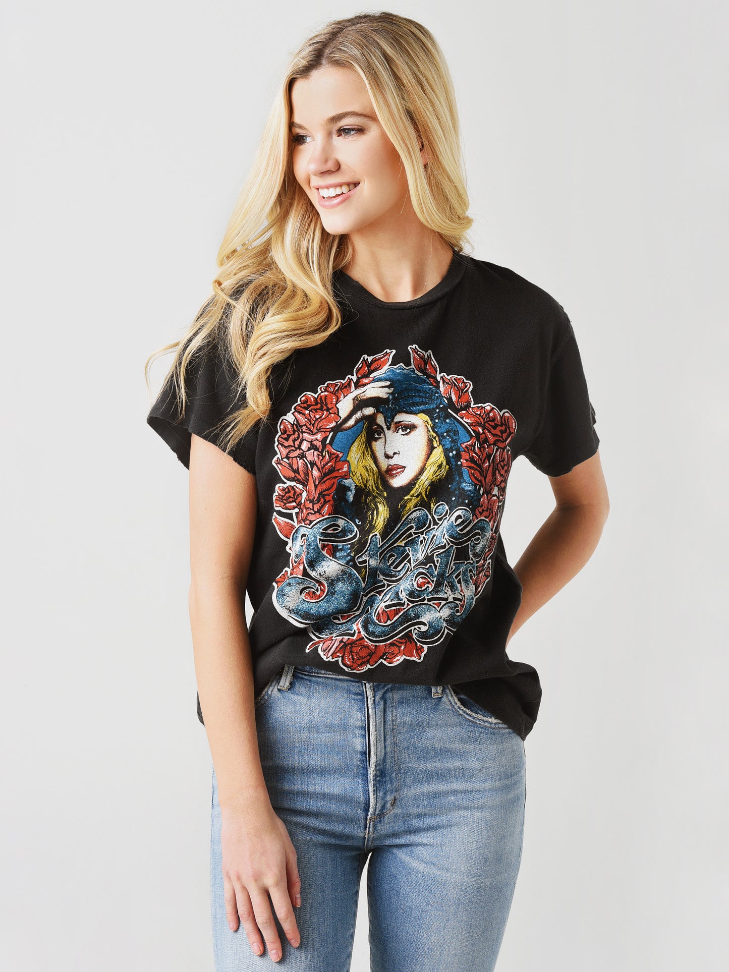 Madeworn Women's Stevie Nicks Vintage Graphic Tee? - Saint Bernard